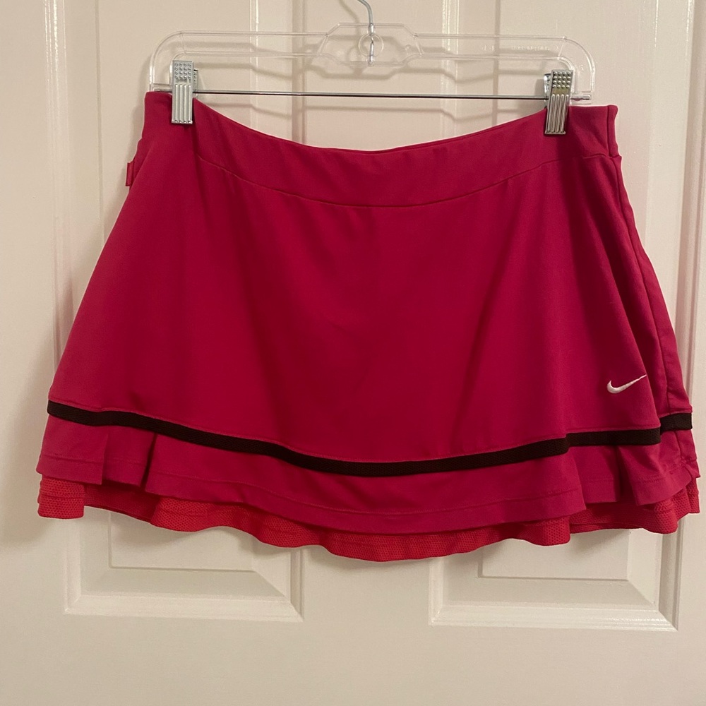 Nike Dri-Fit Pink Athletic Tennis Skirt Size Large